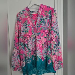 Lilly Pulitzer Winona Stretch Tunic MEDIUM